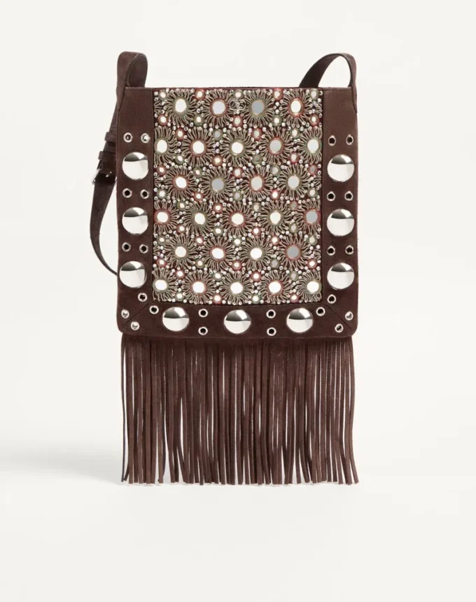 Sac à bandoulière brodé Nellcôte de Valentino Garavani Sac à bandoulière brodé Nellcôte de Valentino Garavani