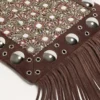 Sac à bandoulière brodé à franges Valentino Garavani Nellcôte Sac à bandoulière brodé à franges Valentino Garavani Nellcôte