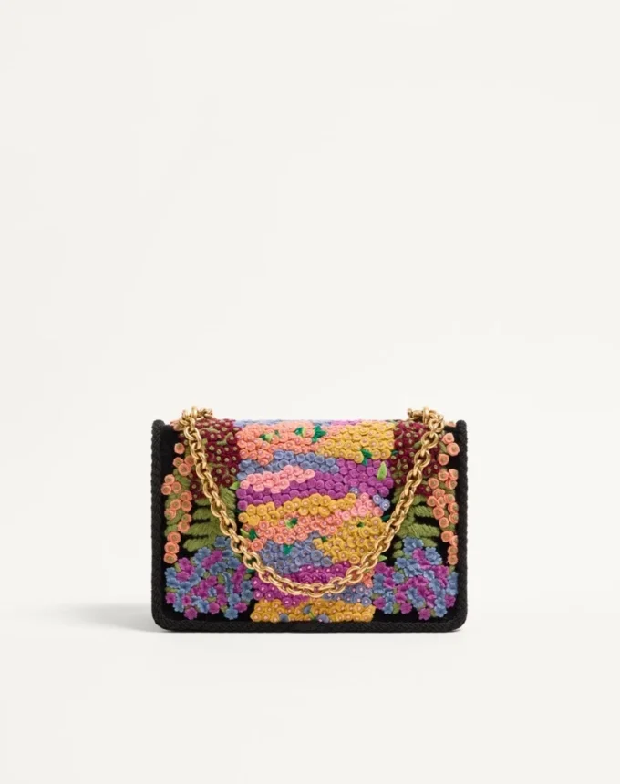 Sac à bandoulière brodé Valentino Garavani Vain Sac à bandoulière brodé Valentino Garavani Vain