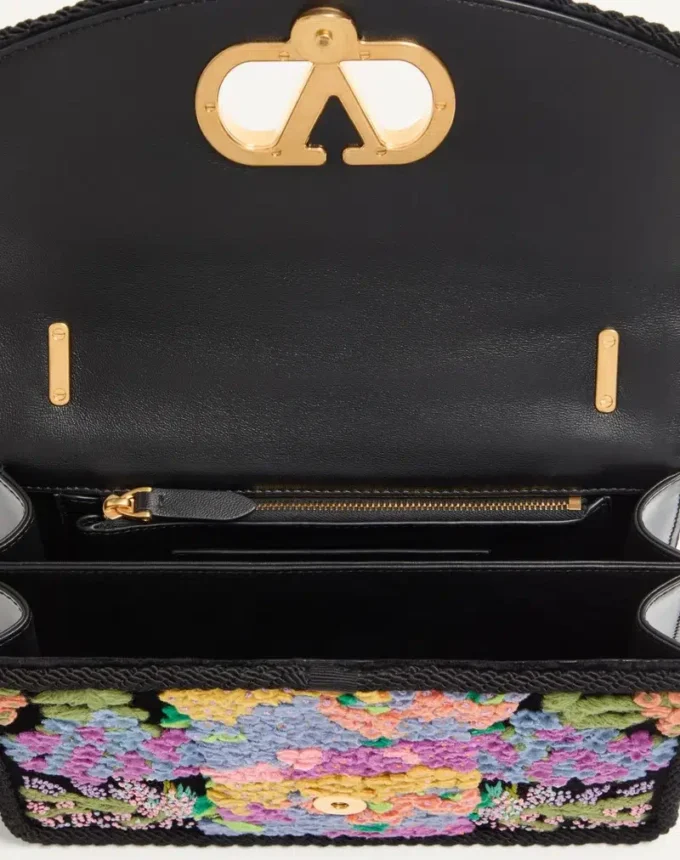 Sac à bandoulière brodé Valentino Garavani Vain Sac à bandoulière brodé Valentino Garavani Vain