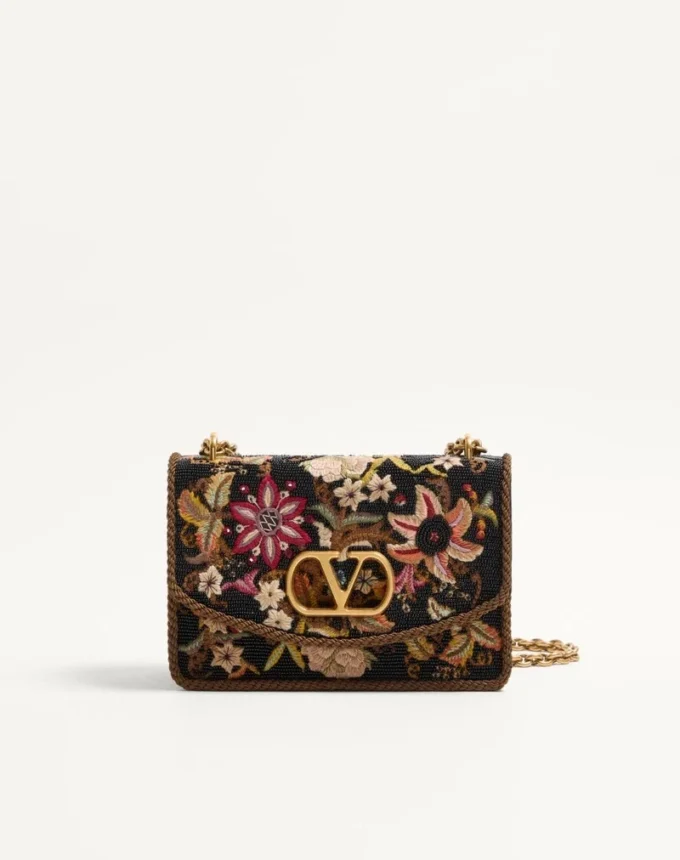 Sac à bandoulière brodé Valentino Garavani Vain Sac à bandoulière brodé Valentino Garavani Vain