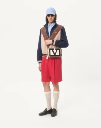 Sac à bandoulière en cuir nappa Valentino Garavani Viva Superstar
