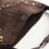 Sac à bandoulière en daim à franges Nellcôte de Valentino Garavani Sac à bandoulière en daim à franges Nellcôte de Valentino Garavani