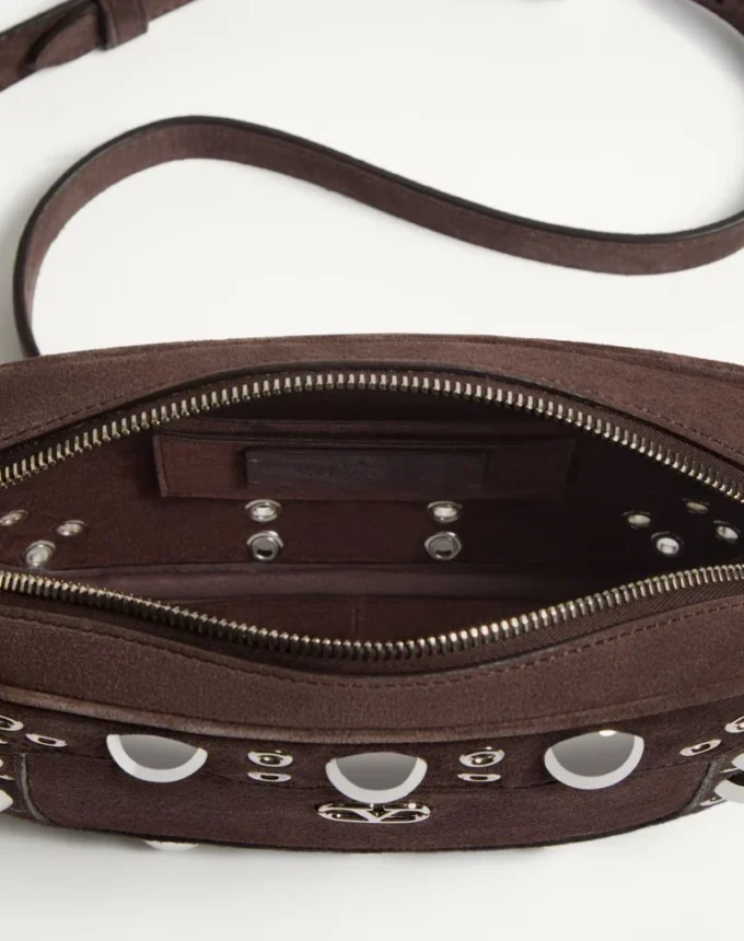 Sac à bandoulière en daim Nellcôte de Valentino Garavani Sac à bandoulière en daim Nellcôte de Valentino Garavani