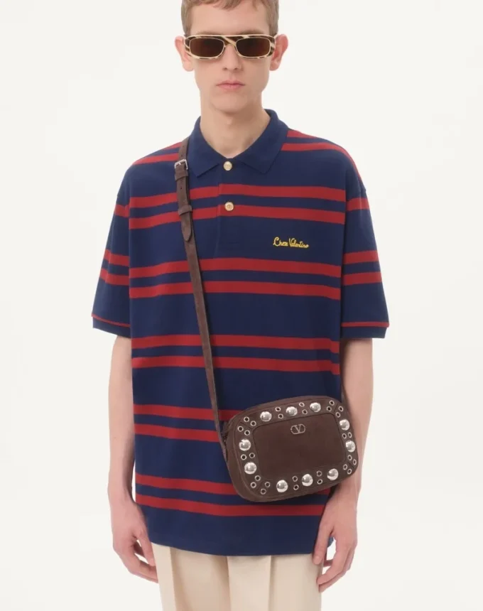 Sac à bandoulière en daim Nellcôte de Valentino Garavani Sac à bandoulière en daim Nellcôte de Valentino Garavani