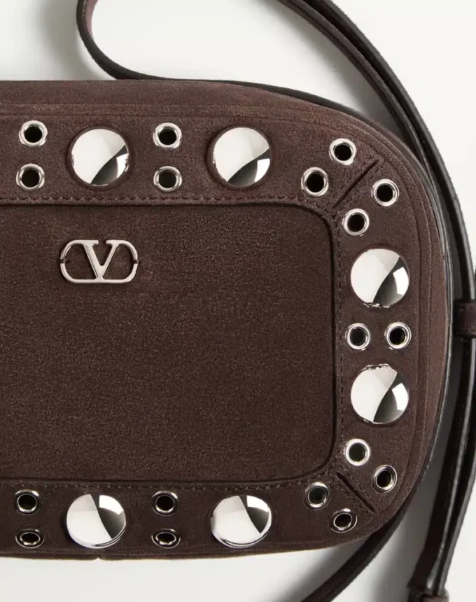Sac à bandoulière en daim Nellcôte de Valentino Garavani Sac à bandoulière en daim Nellcôte de Valentino Garavani