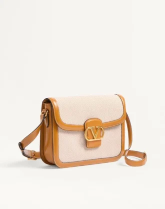 Sac à bandoulière en toile Valentino Garavani 9To5