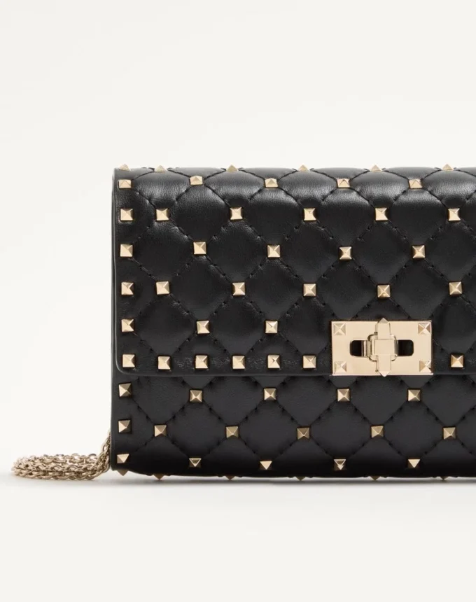 Sac à bandoulière Rockstud Spike en cuir nappa Sac à bandoulière Rockstud Spike en cuir nappa