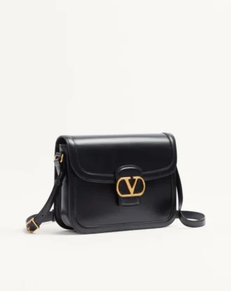 Sac à bandoulière Valentino Garavani 9To5 en cuir de veau lisse