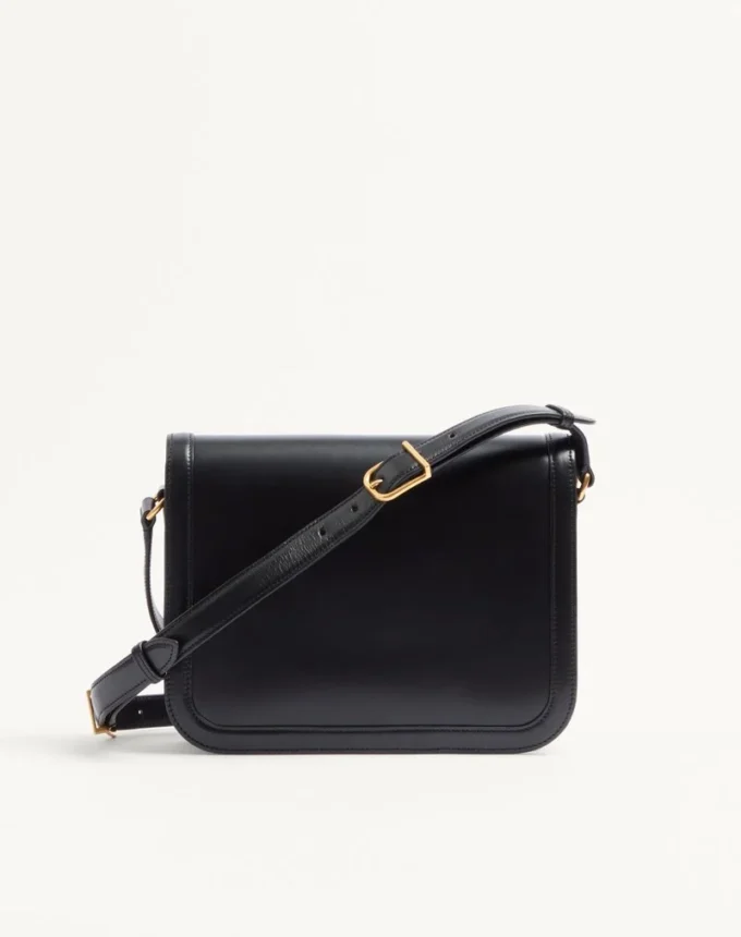 Sac à bandoulière Valentino Garavani 9To5 en cuir de veau lisse Sac à bandoulière Valentino Garavani 9To5 en cuir de veau lisse