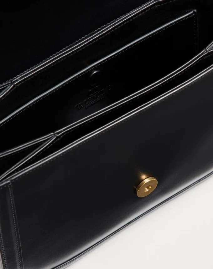 Sac à bandoulière Valentino Garavani 9To5 en cuir de veau lisse Sac à bandoulière Valentino Garavani 9To5 en cuir de veau lisse