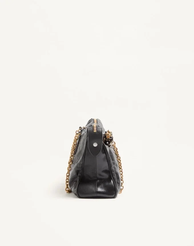Sac à bandoulière Valentino Garavani Panthea en cuir nappa avec motif chevron Sac à bandoulière Valentino Garavani Panthea en cuir nappa avec motif chevron