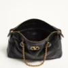 Sac à bandoulière Valentino Garavani Panthea en cuir nappa avec motif chevron Sac à bandoulière Valentino Garavani Panthea en cuir nappa avec motif chevron