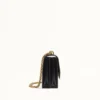 Sac à bandoulière Valentino Garavani Vain en cuir de veau brillant Sac à bandoulière Valentino Garavani Vain en cuir de veau brillant