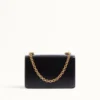 Sac à bandoulière Valentino Garavani Vain en cuir de veau brillant Sac à bandoulière Valentino Garavani Vain en cuir de veau brillant