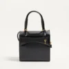 Sac bowling Valentino Garavani Vain-Case en cuir de veau brillant Sac bowling Valentino Garavani Vain-Case en cuir de veau brillant