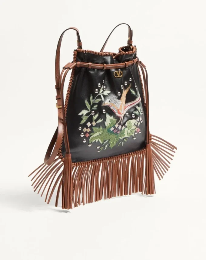 Sac brodé à franges Valentino Garavani Nellcôte Alice Sac brodé à franges Valentino Garavani Nellcôte Alice