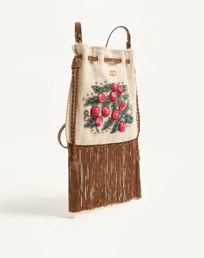 Sac brodé à franges Valentino Garavani Nellcôte Alice Sac brodé à franges Valentino Garavani Nellcôte Alice