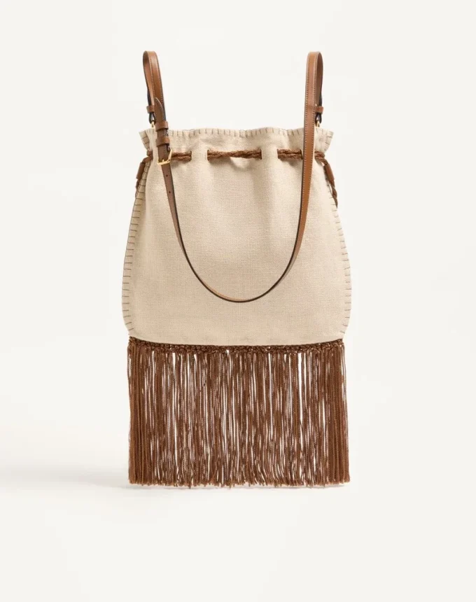 Sac brodé à franges Valentino Garavani Nellcôte Alice Sac brodé à franges Valentino Garavani Nellcôte Alice
