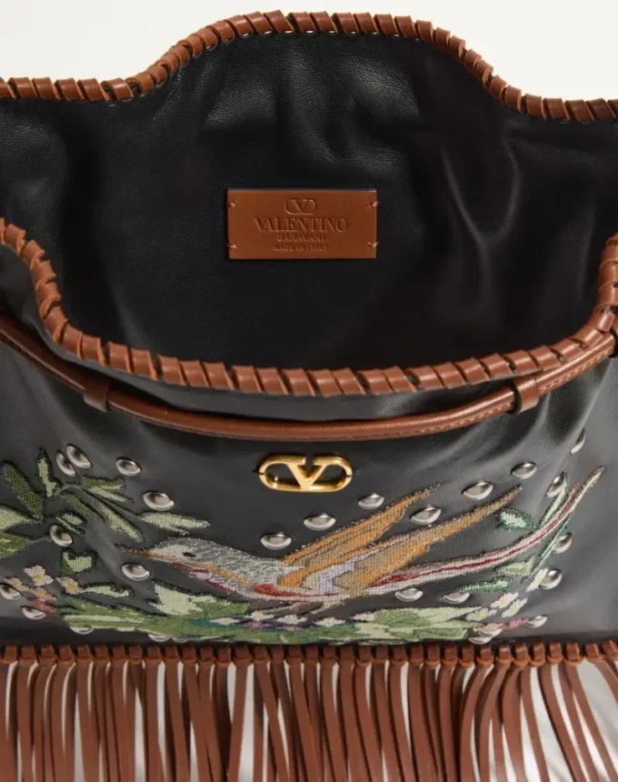 Sac brodé à franges Valentino Garavani Nellcôte Alice Sac brodé à franges Valentino Garavani Nellcôte Alice