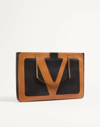 Sac cabas en cuir nappa Valentino Garavani Viva Superstar