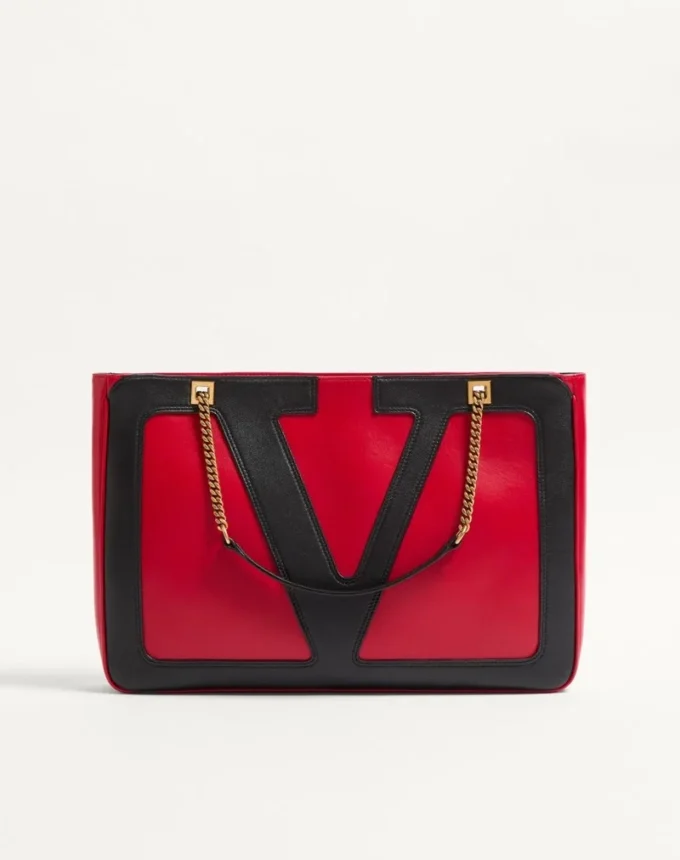 Sac cabas moyen en cuir nappa Valentino Garavani Viva Superstar Sac cabas moyen en cuir nappa Valentino Garavani Viva Superstar