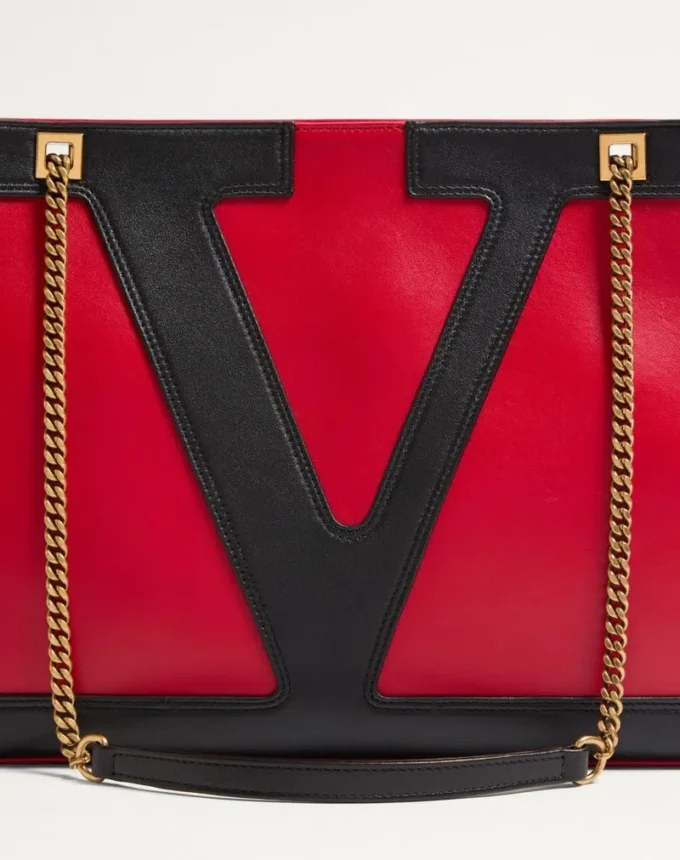 Sac cabas moyen en cuir nappa Valentino Garavani Viva Superstar Sac cabas moyen en cuir nappa Valentino Garavani Viva Superstar