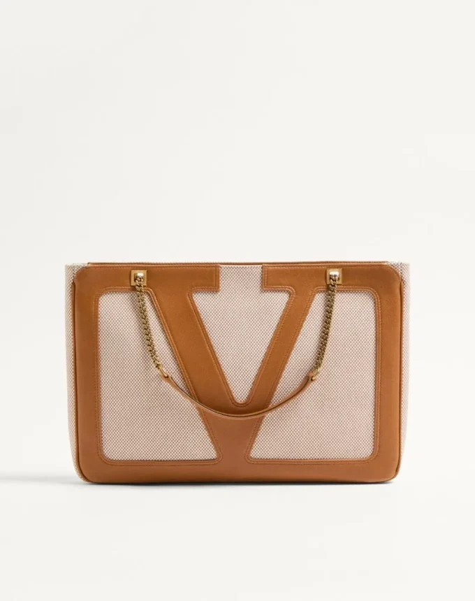 Sac cabas moyen en toile Valentino Garavani Viva Superstar Sac cabas moyen en toile Valentino Garavani Viva Superstar