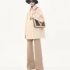 Sac cabas moyen Valentino Garavani Viva Superstar en peau lainée. Sac cabas moyen Valentino Garavani Viva Superstar en peau lainée.