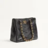 Sac cabas Valentino Garavani Laseine en cuir nappa à motif chevron