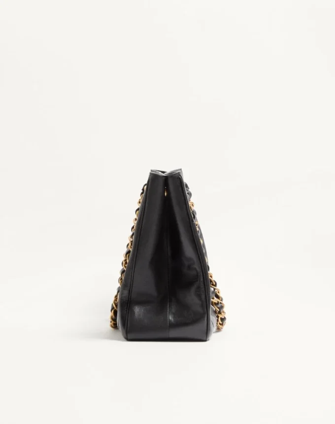 Sac cabas Valentino Garavani Laseine en cuir nappa à motif chevron