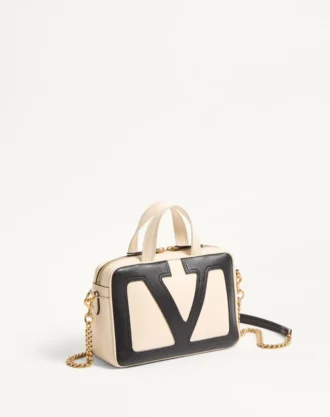 Sac à main en cuir nappa Valentino Garavani Viva Superstar