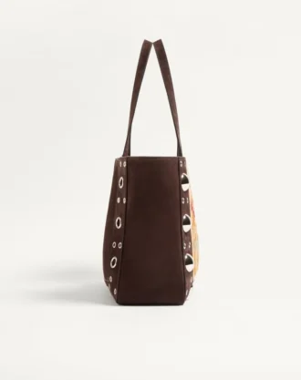 Sac shopping moyen brodé Valentino Garavani Nellcôte
