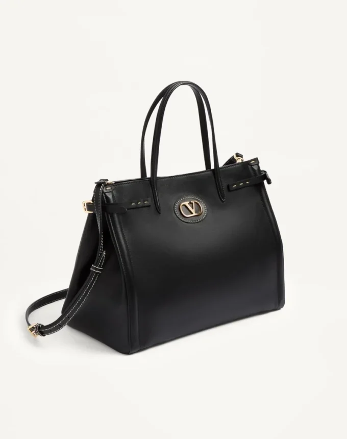 Sac shopping moyen en cuir Antibes de Valentino Garavani Sac shopping moyen en cuir Antibes de Valentino Garavani
