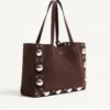 Sac shopping moyen Nellcôte en daim Valentino Garavani Sac shopping moyen Nellcôte en daim Valentino Garavani