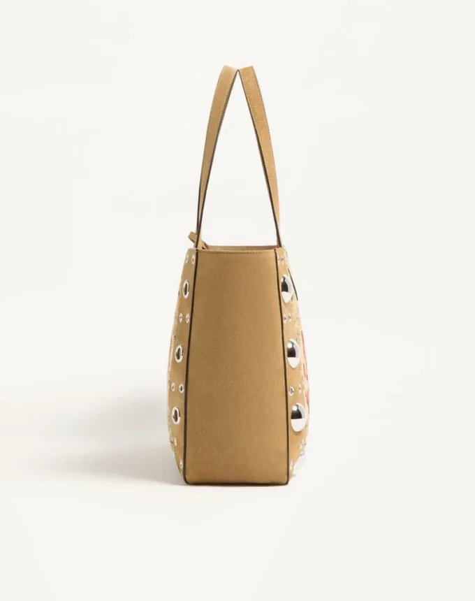 Sac shopping moyen Nellcôte en tissu jacquard Valentino Garavani Sac shopping moyen Nellcôte en tissu jacquard Valentino Garavani