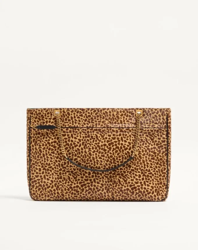 Sac shopping moyen Valentino Garavani Viva Superstar en cuir de veau effet poney Sac shopping moyen Valentino Garavani Viva Superstar en cuir de veau effet poney