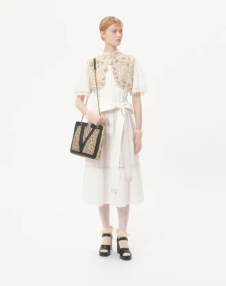 Sac shopping moyen Valentino Garavani Viva Superstar en python