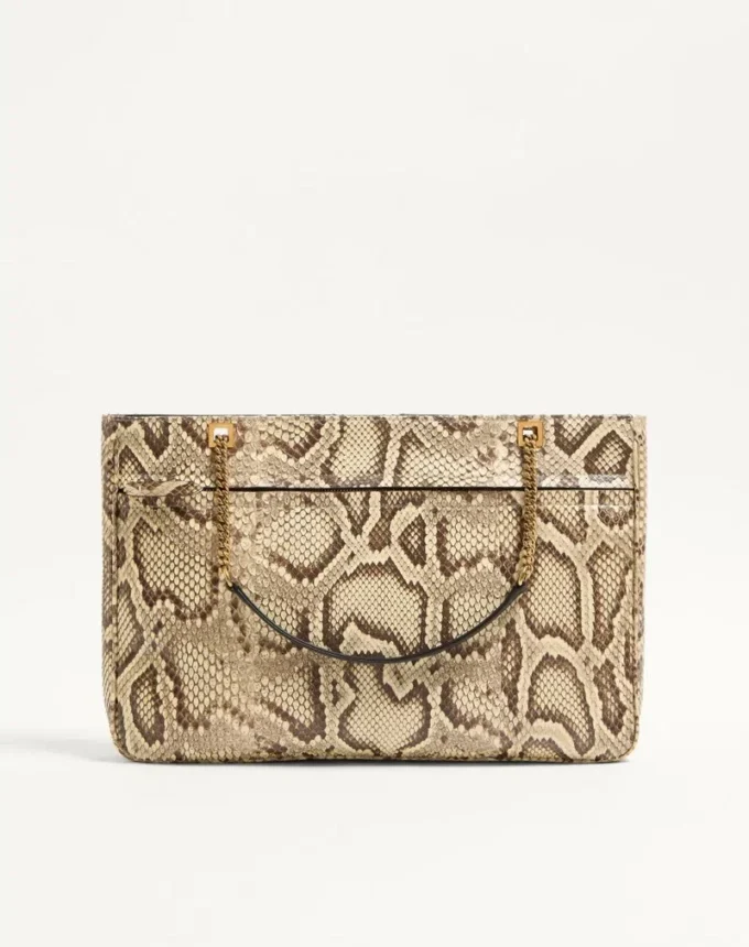 Sac shopping moyen Valentino Garavani Viva Superstar en python Sac shopping moyen Valentino Garavani Viva Superstar en python