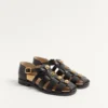 Sandales bateau en cuir de veau Vlogo Signature 20 mm Sandales bateau en cuir de veau Vlogo Signature 20 mm