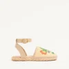 Sandales Bribri en raphia avec broderies florales Sandales Bribri en raphia avec broderies florales
