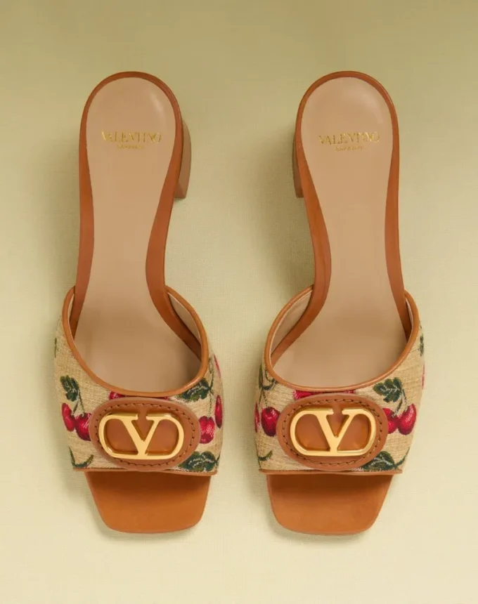 Sandales à bride Vlogo Signature Cherryfic 60 mm Sandales à bride Vlogo Signature Cherryfic 60 mm