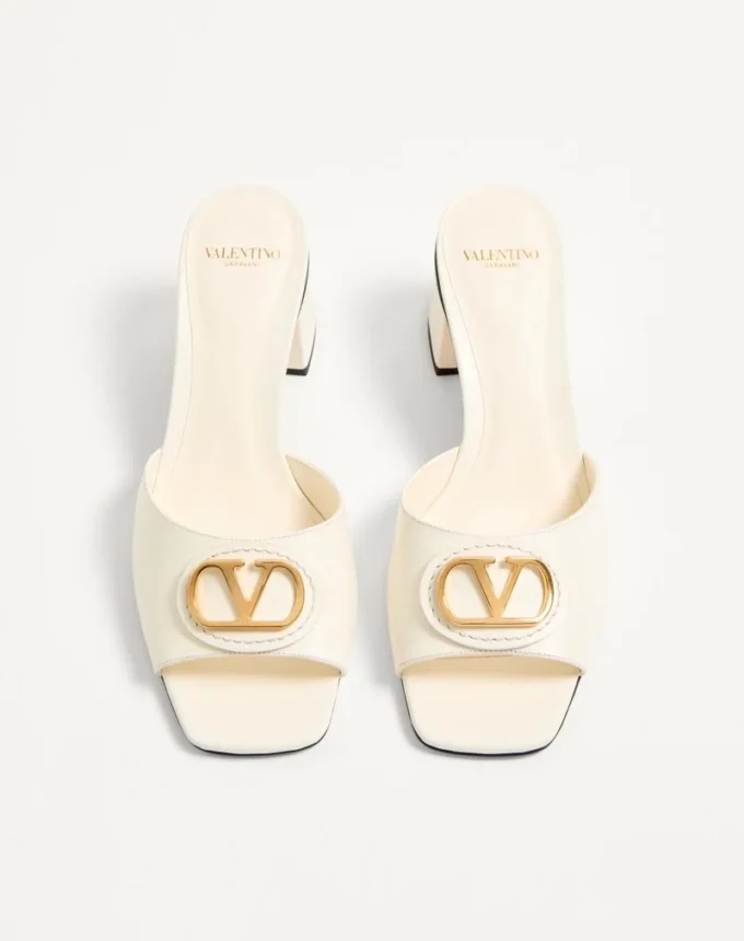 Sandales à bride Vlogo Signature en cuir de veau 60 mm Sandales à bride Vlogo Signature en cuir de veau 60 mm