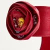 Sandales en cuir de chevreau Drip Rose avec cristaux 105 mm Sandales en cuir de chevreau Drip Rose avec cristaux 105 mm