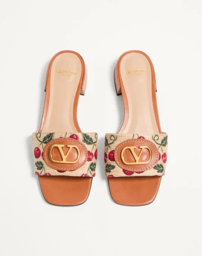 Sandales à enfiler Vlogo Signature Cherryfic 20 mm Sandales à enfiler Vlogo Signature Cherryfic 20 mm