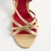 Sandales Fetishique en cuir nappa laminé 105 mm Sandales Fetishique en cuir nappa laminé 105 mm