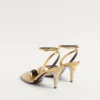 Sandales Ladycrush en cuir nappa laminé avec cristaux 85 mm Sandales Ladycrush en cuir nappa laminé avec cristaux 85 mm