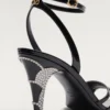 Sandales Ladycrush en cuir verni avec cristaux 85 mm Sandales Ladycrush en cuir verni avec cristaux 85 mm