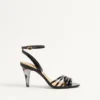 Sandales Ladycrush en cuir verni avec cristaux 85 mm Sandales Ladycrush en cuir verni avec cristaux 85 mm