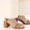 Sandales Nellcôte en cuir croûte 60 mm Sandales Nellcôte en cuir croûte 60 mm